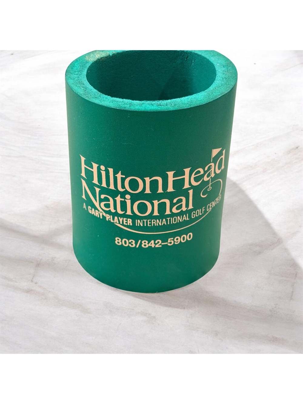 Hilton Head National Golf Center Gary Player Foam Golf Beer Can Coke Holder